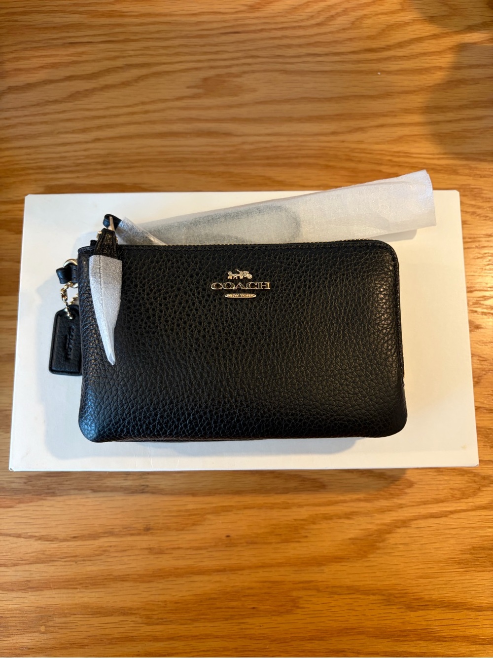Coach Leather Wristlet